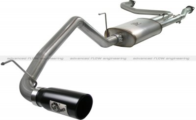 49-46102-B Afe Power Выхлопная система Cat-Back Nissan Titan 04-14 V8-5.6L (насадка черная) 