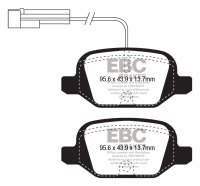 DP1338/2  EBC Brakes Ultimax2 Тормозные колодки зад. ABARTH 500