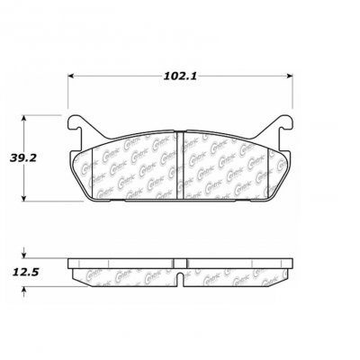 309.04580 StopTech Тормозные колодки Performance Pads MAZDA PROTEGE 