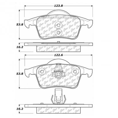309.07950 StopTech Тормозные колодки Performance Pads   для: VOLVO 