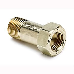 1/2" NPT EXTENSION TEMP ADAPTER AUTO METER #2270 1/2" Brass NPT Temperature Extension