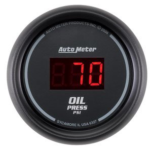 2-1/16" Давление масла, 0-100 PSI, DIGITAL, BLACK AUTO METER #6327 Oil Pressure