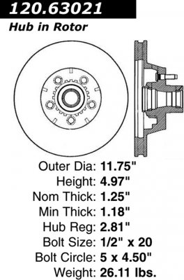 Передний тормозной диск - с перфорацией и насечками CHRYSLER, DODGE PDS.63021 