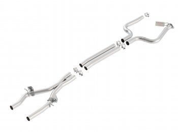 60609 BORLA Средняя часть X-Pipe w/Mid Pipes 2016-2017 Camaro SS 6.2L 1 