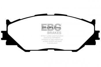 DP1772 EBC Brakes Ultimax2 тормозные колодки LEXUS IS200D, IS220D, IS250, IS300h выпуска 2005-2023 года