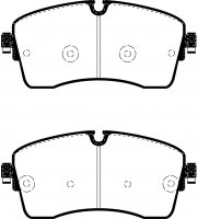 DPX2385 EBC Brakes Ultimax2 тормозные колодки JAGUAR E-Pace; LAND ROVER Discovery, Range Rover, Evoque