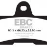 FA344TT EBC BRAKES Organic тормозные колодки  C F MOTO CF; CCM LX; EXPLORER Atlas, Everest; GOES 520, G; QUADZILLA CUV, QZ, RL, RS, Z; W.T. MOTORS WT; YAMAHA YF