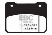 SFA627 EBC BRAKES Organic тормозные колодки