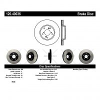 120.40036 Тормозные диски Premium ACURA, HONDA перед