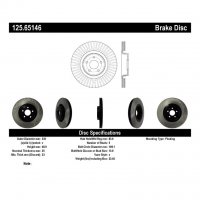 125.65146 Тормозные диски Premium FORD перед