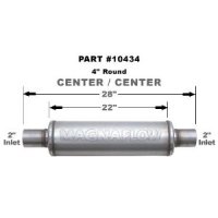10434 Magnaflow Глушитель прямоточный 22" Body
