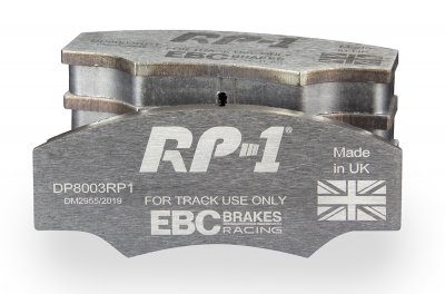 DP8003RP1 EBC Brakes Racing's RP-1™ Тормозные колодки передние CATERHAM C21, JPE; GINETTA G12 (DARE) выпуска 1992-2000 года