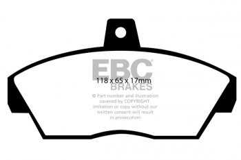 DP810 EBC Brakes Ultimax2 Тормозные колодки перед  ROVER 200, 400 выпуска 1989-1994 года