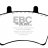 DP1386 EBC Brakes Ultimax2 Тормозные колодки перед  NISSAN Interstar; OPEL Movano; RENAULT Master; VAUXHALL Movano