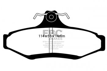 DP1197  EBC Brakes Ultimax2 Тормозные колодки зад. DAEWOO Leganza выпуска 1997 — 2005 года