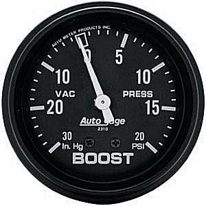2-5/8" BOOST-VAC (давление наддува и разряжения), 30 IN. HG/20 PSI, MECH AUTO METER #2310 Boost / Vacuum