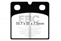 FA019 EBC BRAKES Organic тормозные колодки  DUCATI 750, 900