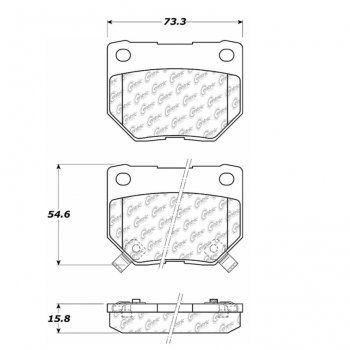 309.04610 StopTech Тормозные колодки Performance Pads   для: NISSAN 
