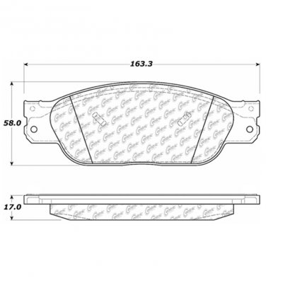 309.08050 StopTech Тормозные колодки Performance Pads   для: LINCOLN, JAGUAR 