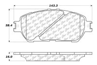105.09062 Тормозные колодки Posi-Quiet Ceramic TOYOTA
