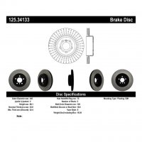 125.34133 Тормозные диски Premium BMW зад