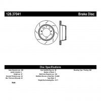 128.37041 Тормозные диски Premium PORSCHE зад