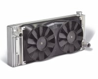 55330L Flex-a-Lite Радиатор с электрическим вентилятором двойным 315/8" x 121/2" x 71/4"  со стороны водителя