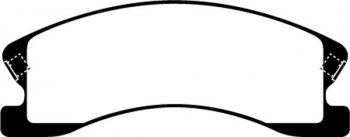 DP71664 EBC Brakes Greenstuff Тормозные колодки JEEP Grand JEEP Grand Cherokee 99 thru 2004