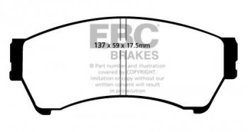 DP1765/2 EBC Brakes Ultimax2 тормозные колодки MAZDA 6 выпуска 2007-2013 года