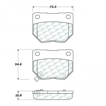 309.04611 StopTech Тормозные колодки Performance SUBARU Impreza WRX 