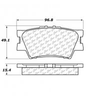 105.12220 Тормозные колодки Posi-Quiet Ceramic