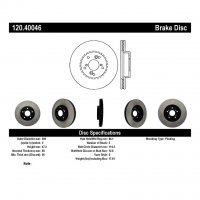 120.40046 Тормозные диски Premium ACURA, HONDA перед