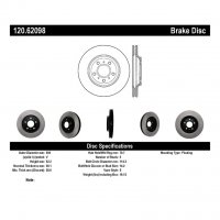 120.62098 Тормозные диски Premium BUICK, CHEVROLET перед