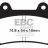 FA123HH EBC BRAKES Double-H™ тормозные колодки  YAMAHA FJ, FZ, SRX, TDM, TDR, TRX, TZR, XJ, XV
