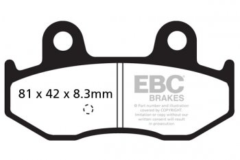FA411HH EBC BRAKES Double-H™ тормозные колодки SUZUKI модели: AN