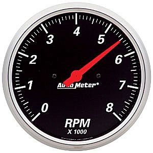 5" тахометр, 8,000 RPM, IN- DASH, DESIGNER BLACK AUTO METER #1499 Tachometer