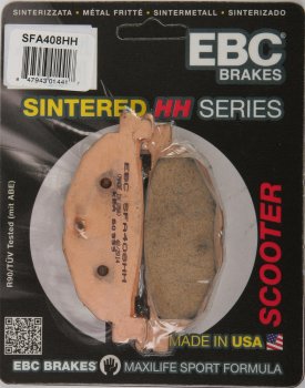 SFA408HH EBC BRAKES Double-H SCOOTER колодка YAMAHA, MBK, YAMAHA YP, CP, XP, YP 