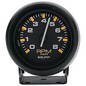 2-3/4" тахометр, 8,000 RPM, MINI, BLACK AUTO METER #2305 Tachometer Mini