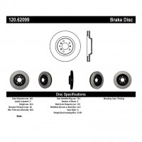 120.62099 Тормозные диски Premium BUICK, CADILLAC, CHEVROLET перед