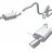 140375 Выпускная система BORLA выхлоп 2011-2014 Ford Mustang 3.7L S-TYPE