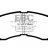DP490 EBC Brakes Ultimax2 Тормозные колодки перед  MAZDA 626, Capella