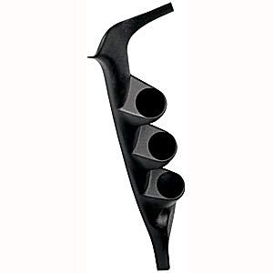 2-1/16" TRIPLE PILLAR, FORD F SERIES, 92-97 AUTO METER #17303 Triple Pillar (Black)