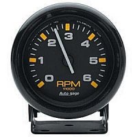 2-3/4" тахометр, 6,000 RPM, MINI, BLACK AUTO METER #2306