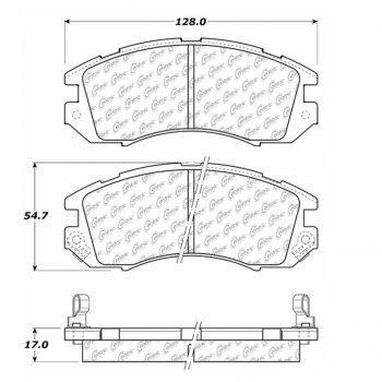 309.04700 StopTech Тормозные колодки Performance Subaru Impreza, Legacy 