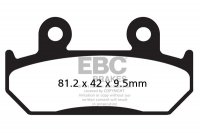 FA203S EBC BRAKES Organic тормозные колодки  HONDA CBR, Oversize