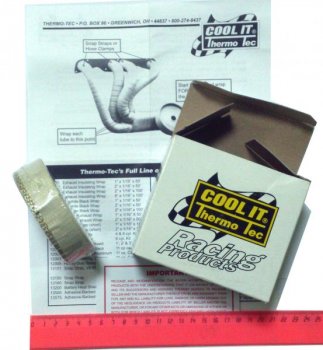 11151 THERMO TEC Термолента для выпускных коллекторов и глушителей 25мм Х 4,6м 