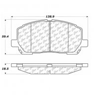 106.08840 Тормозные колодки PosiQuiet Extended Wear TOYOTA