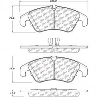 308.13220  StopTech Street Тормозные колодки Audi