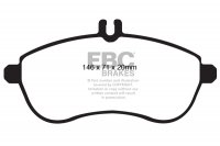 DP1989 EBC Brakes Ultimax2 Тормозные колодки перед  MERCEDES-BENZ C, E, SLC, SLK