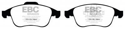 DP21992 EBC Brakes Greenstuff тормозные колодки передние RENAULT Laguna 3, Latitude для машин выпуска 2007-2015 года